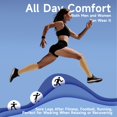 thumbnail image 4 of 2 Pairs Zipper Medical Sport Copper Compression Socks With Anti-slip Silicone for Women & Men Circulation 15-20 mmHg is Best Support for Athletic Running Cycling, Nursing, Travel, 4 of 7