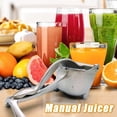 thumbnail image 2 of Fruit Juice Squeezer | Manual Juicer Hand Press, Aluminum Alloy Citrus Press for Orange, Lemon, Lime, Pomegranate, 2 of 7
