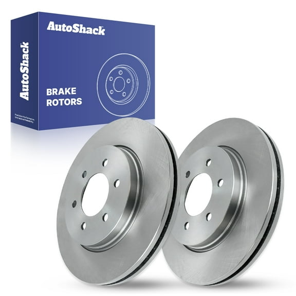 AutoShack Front Vented Brake Rotors 2-PC Set Replacement for 2004-2008 Ford F-150 2006-2008 Lincoln Mark LT 12.98" (329.8 mm)
