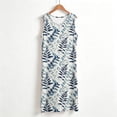 thumbnail image 2 of Yutgune Nightgowns for Women Floral Print Sleep Dress Sleeveless Soft Nightshirt Sleepshirt Sleepwear Lightweight Pajamas, 2 of 6