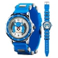 thumbnail image 1 of Reloj analógico Sonic The Hedgehog para niños, correa azul clásica, esfera de enseñanza del tiempo, duradero y resistente al agua, caja de lata coleccionable incluida, 1 of 5