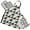 Black White Geometric, variant on Black White Geometric 5 Pcs Kitchen Set Heat Resistant Oven Mitts and Non-Slip Pot Holders with Adjustable Cooking Apron