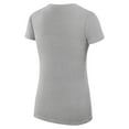 thumbnail image 3 of Women's G-III 4Her by Carl Banks Heather Gray Minnesota Twins Super-Slim Fit Lightweight Leopard Heart V-Neck T-Shirt, 3 of 3