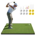 thumbnail image 1 of Alfombra de golf Golfguru, 5 x 4 pies, 36 mm, con 10 pelotas, 9 tees para practicar, 1 of 7