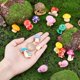 thumbnail image 5 of 16 figuras de resina de hongos, 16 estilos, mini hongos, adornos coloridos de hongos para jardín, modelo de hongo para plantas de jardín de hadas, suministros de decoración para fiestas en el hogar,, 5 of 6