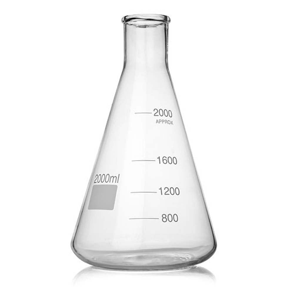 Erlenmeyer Flask, 25mL - Narrow Neck - Borosilicate Glass - Eisco Labs
