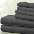 thumbnail image 3 of iEnjoy Home 6-PC Luxury Ultra Soft Full Bed Sheet Set in Gray, 3 of 3