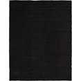 thumbnail image 2 of Unique Loom Solo Solid Shag Collection Area Modern Plush Rug Lush & Soft, 10' 0 x 13' 0, Jet Black, 2 of 5