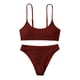 thumbnail image 1 of Conjunto de bikini de dos piezas cómodo con contraste de pecho alto para mujer OAVQHLG3B Store  lin121212, 1 of 4
