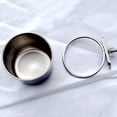 thumbnail image 4 of Parrot Feeding Cup - Anti Spill Bird Waterer - Stainless Steel Hanging Bowl, 4 of 13