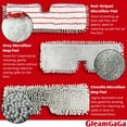thumbnail image 3 of Mopa de microfibra GleamGaGa con mango extensible de 62" y 4 paños, 3 of 9