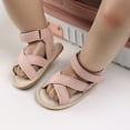 thumbnail image 4 of Siilsaa Girls Dress Sandals Baby Girls Summer Sandals with Soft Sole Toddler First Walker Dress Shoes Pink,4, 4 of 4