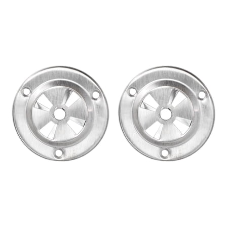 STRANDCHIC Creative Air Vent Silver Stainless Steel for Oven Drying Heat Dissipation 2Pcs