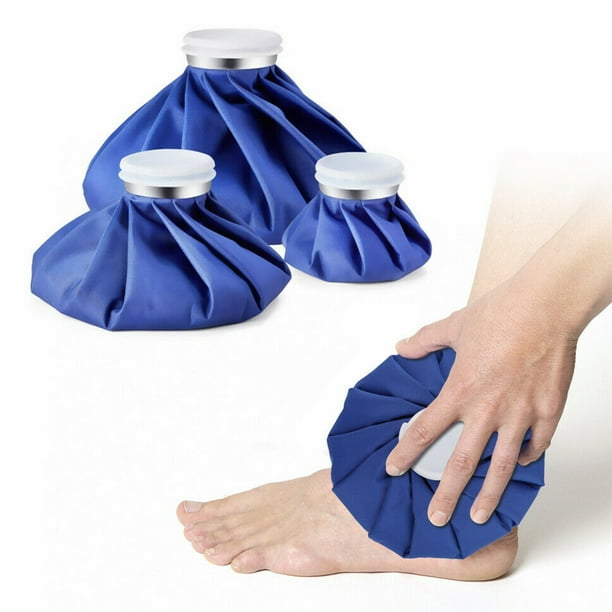 Ice Bag Packs, 3 Pack [11" 9" 6"] Reusable Ice Bag for Injuries Hot