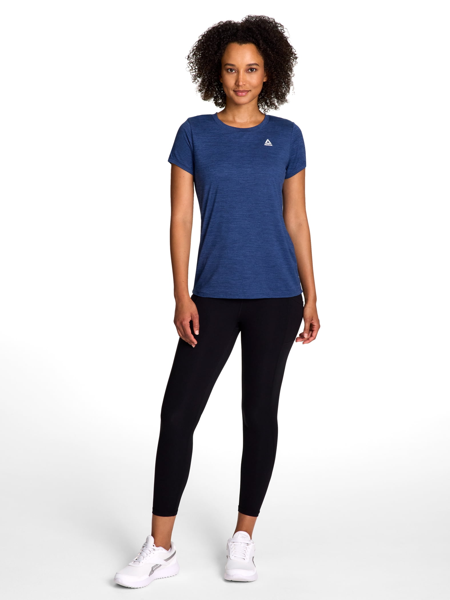 Reebok Women's and Women's Plus Legacy Core Knit Performance T-Shirt, Sizes XS-4X
