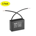 thumbnail image 1 of Capacitor de arranque para ventilador de techo Uxcell 47x17.5x34.5mm 4.5uF 450V CA 2 cables 3 paquetes, 1 of 5