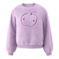 thumbnail image 1 of Sudadera George Talla 4 Polar con Acanalado Lila, 1 of 4