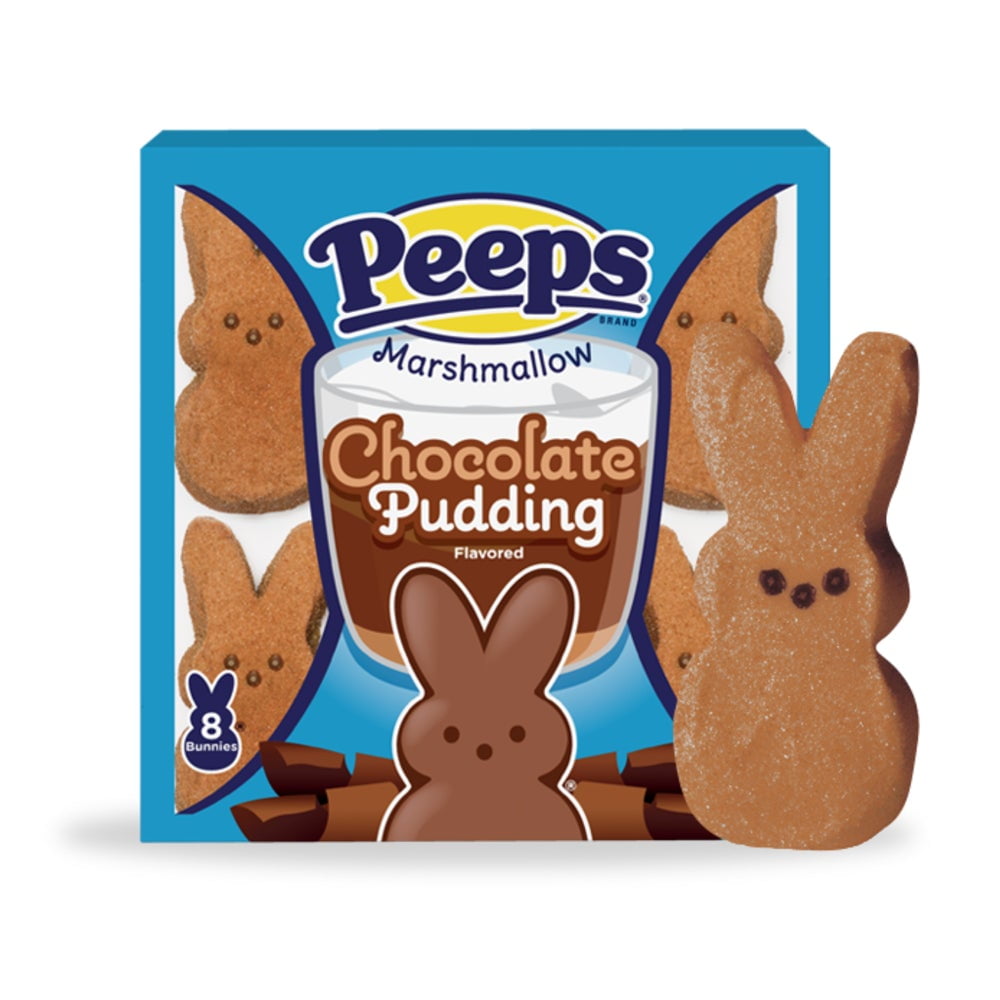 Peeps Chocolate Pudding Marshmallow Bunnies