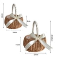 thumbnail image 3 of Grandest Birch 1PC Woven Baskets Eco-friendly Multi-functional Wicker Handle Woven Wicker Basket for Anniversary, 3 of 9