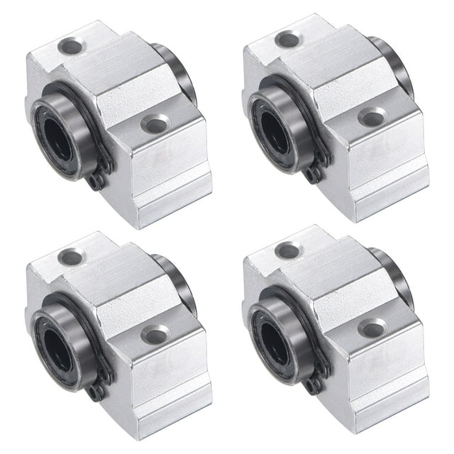 Unique Bargains SCV8UU Linear Ball Bearing Slide Block Units, 8mm Bore Diameter 4 Pack