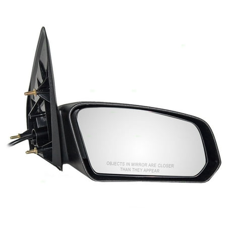Saturn Passenger Side Mirror BROCK Power Side View Mirror Textured Passenger Replacement for 03-07 Saturn Ion Sedan 22726679 ()