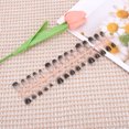 thumbnail image 5 of Unique Bargains 1 Pc Crescent Short Coffin Fake Nails Black Pink, 5 of 6