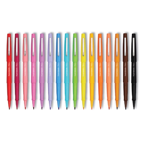 Flair Scented Felt Tip Pens 0.7mm Assorted Sunday Brunch Scents and Colors 1 Set of 16 