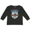 thumbnail image 3 of Inktastic Grandpa Football Buddy Boys or Girls Long Sleeve Toddler T-Shirt, 3 of 5