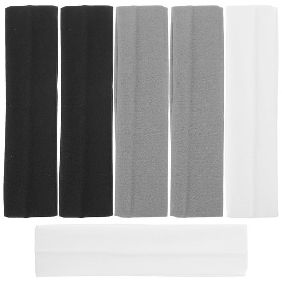 Sports Headband Sweatband Elasticity Hair Bands White Portable Yoga Headbands Women Athletic 6 Pcs