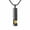Yellow, variant on constantlife Rectangle Black Urn Necklace for Cremation Ashes Holder Necklace Memorial Jewelry