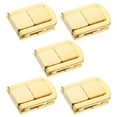 thumbnail image 3 of Miangastore 5pcs Retro Style Iron Hasp Replacement Box Latch Hardware For Small Projects Wooden Boxes Jewelry Boxes And Present Boxes, 3 of 8