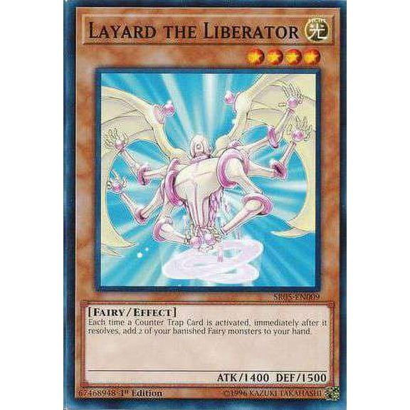 YuGiOh Wave of Light Structure Deck Common Layard the Liberator SR05-EN009