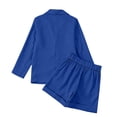 thumbnail image 6 of VOUZZA Girls Clothing Set Single Long Sleeve Blazer and Shorts 2-Piece Elegant Suit 3-14Y, 6 of 7
