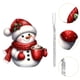 thumbnail image 5 of Árbol de Navidad Muñeco de Nieve Colgante Regalos Acrílico Decoración de Árbol de Navidad Estilo A, 5 of 8