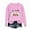 Pink, variant on Cropped Hem Women's Halloween Hoodie | Ghost & Eyes Graphic Pullover | Beige Highlight + 8 Colors​