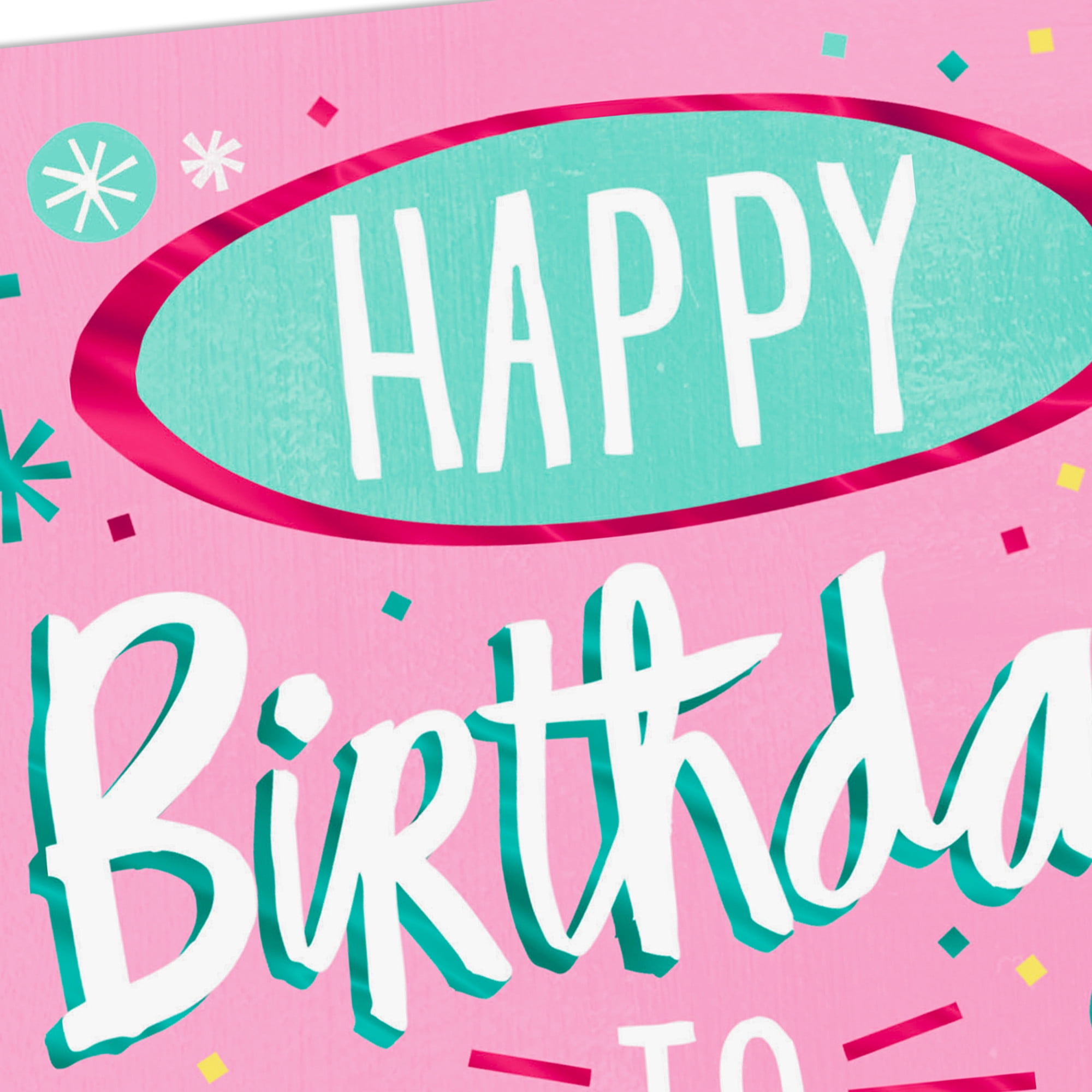 Hallmark Birthday Card (Light Bright Wishes)