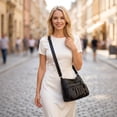 thumbnail image 6 of KXF Women Waterproof Soft Leather Shoulder Bag Messenger Crossbody Purse Multi Pocket Handbag, 6 of 7