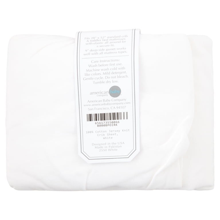 American Baby Company Supreme Fitted Crib Sheet, Premium Cotton photo 7