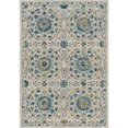 thumbnail image 1 of Safavieh Evoke Collection EVK252C Ivory and Blue Square Area Rug (6'7" Square), 1 of 7