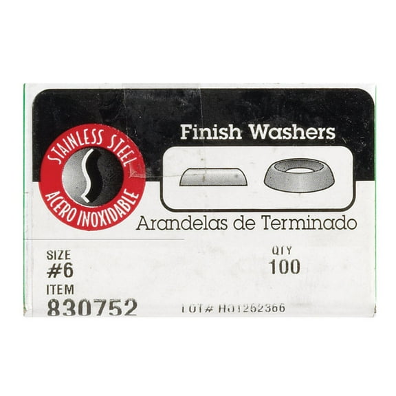 Hillman 0830752 No. 6 Stainless Steel Washer