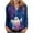 Dark Blue_1, variant on Godom Women's Halloween Pumpkin T-Shirt Funny Long Sleeve Pullover Tops for Ladies