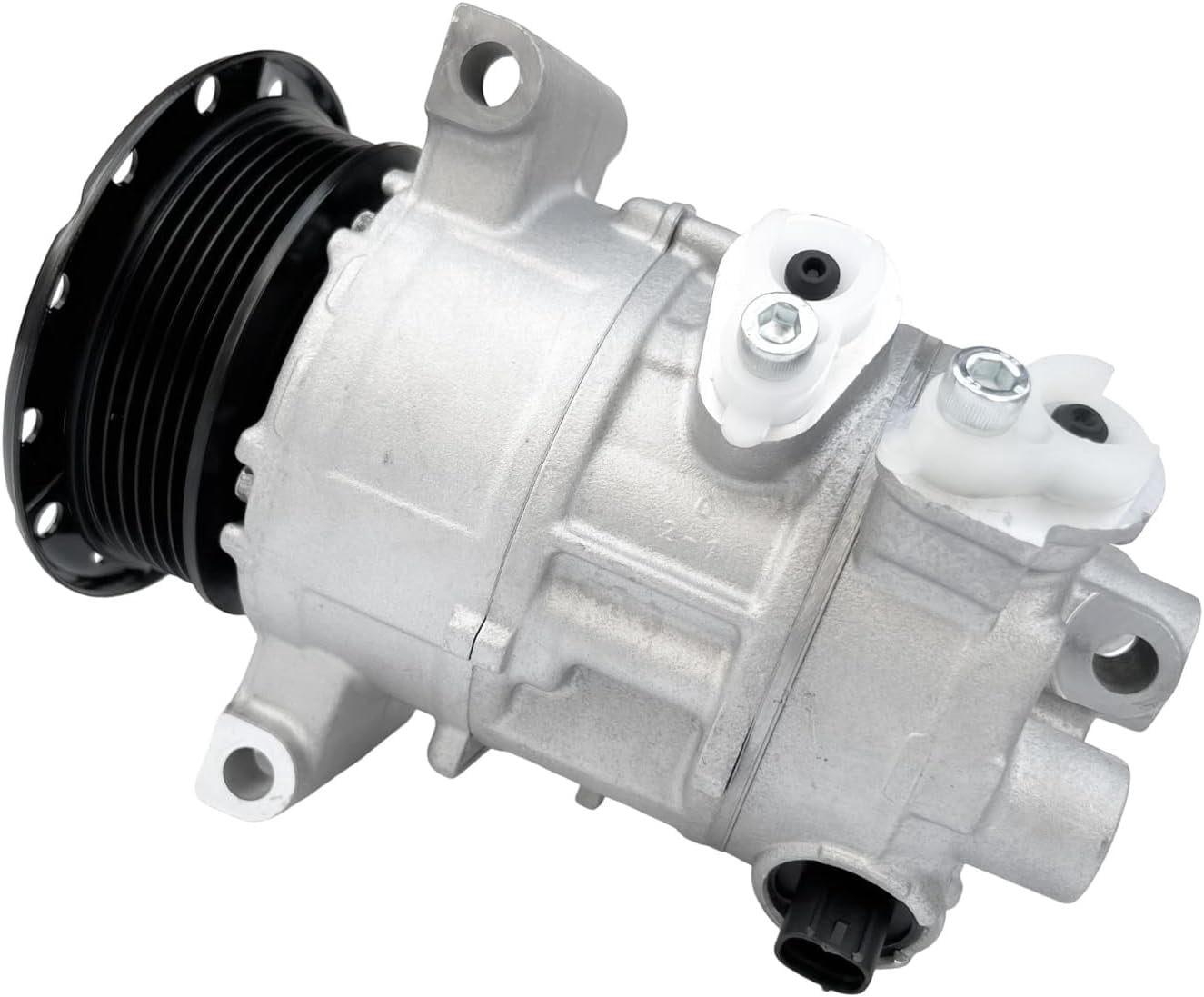 AC Compressor with A/C Clutch for Jeep Compass/Patriot (2.0L/2.4L 2007-2008) & Dodge Caliber (1.8L/2.0L/2.4L 2007-2008) | CO 11023C, Replaces 98395, 5058228AE