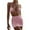 Pink, variant on TSADFHJI Maternity Swimsuits for Women Shorts 2024 Women Shiny Rave Outfits Bikini Sets Bra Top Panty Mini Skirt Metallic Swimsuit Dancewear M Black