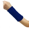thumbnail image 2 of ETHKIA Unisex Cotton Sweatband Wristband Arm Band for Basketball Tennis Yoga Sports, Sweat Absorption Comfortable Soft Lightweight Sweat Band for Outdoor Exercise - B Blue, 2 of 7