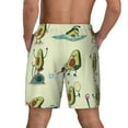 thumbnail image 4 of Haiem Avocado for Exercise Mens Swim Trunks with Compression Liner 2 in 1 Swimming Shorts Stretch Swimwear Quick Dry,Board Shorts-3X-Large, 4 of 9