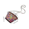 thumbnail image 2 of OULII Coconut Shell Bucket Bag 1Set Multi Woven for Beach Outings Women, 2 of 8