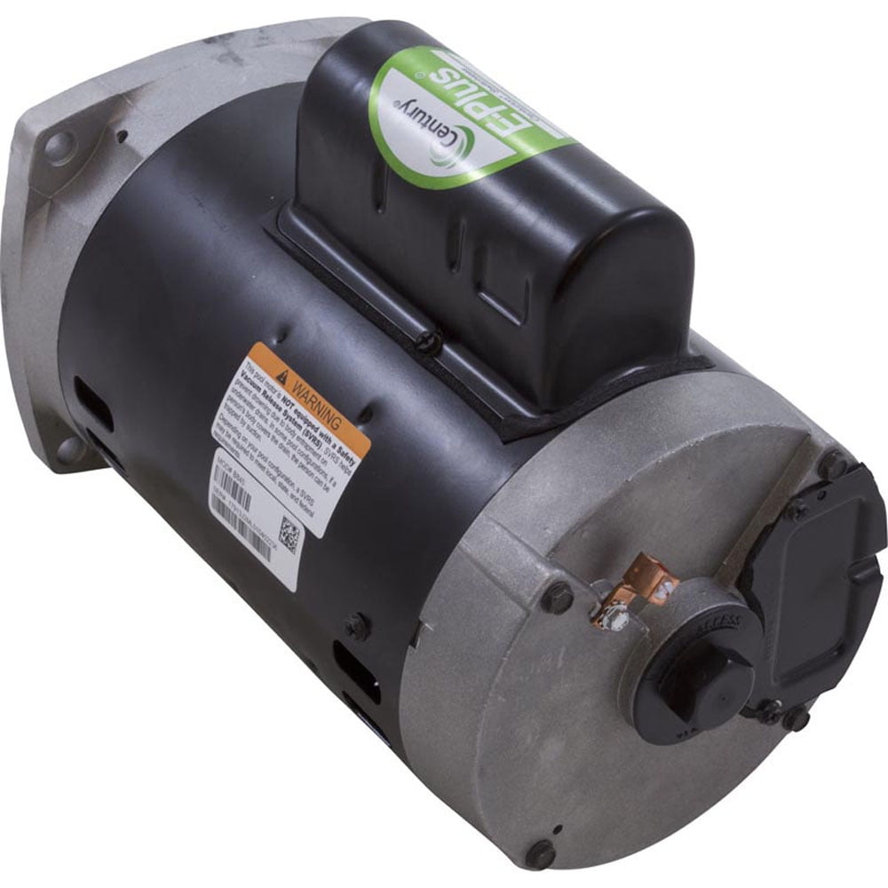 Century A.O. Smith E-Plus 56Y Square Flange 1/2HP Full Rated Pool and Spa Pump Motor B845