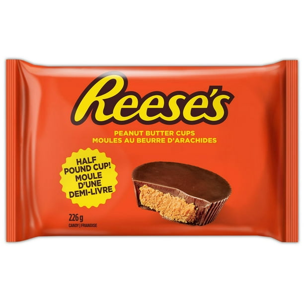 REESE'S PEANUT BUTTER CUPS Easter Candy, Half Pound Cup, REESE'S