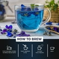 thumbnail image 4 of Butterfly Blue Pea Flowers Herbal Tea - Natural Rich Source of Antioxidants, Loose Leaf Freshly Picked from Thailand, Caffeine Free - 4 Oz (2-Pack), 4 of 7