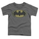 Batman-petits Logos - T-Shirt Manches Courtes pour Enfant en Bas Âge - Fusain&44; Moyen 3T – image 1 sur 1